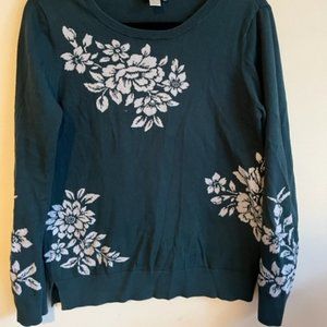 Loft Teal Green Top - Large